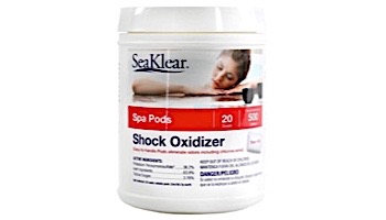 SeaKlear Spa Pods Shock Oxidizer | 20 Pack | 1160051