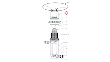 Pentair Lid 150 Sq. Ft. Replacement LG PXC Series Pool and Spa Filter | 178745Z