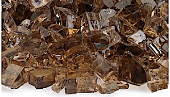 American Fireglass One Fourth Inch Classic Collection | Copper Fire Glass | 10 Pound Jar | AFF-COP-J