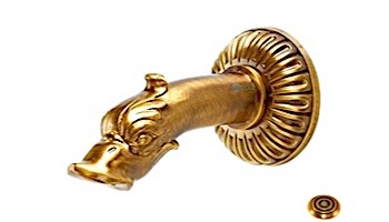 Water Scuppers and Bowls Napoli Large Spout | French Gold | WSBWSWS