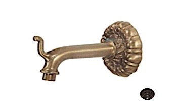 Water Scuppers and Bowls Florence Water Spout | Oil Rubbed Bronze | WSBFLOR