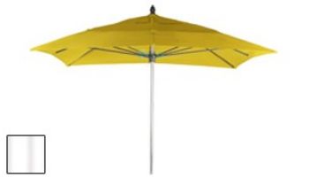 Ledge Lounger Choice Umbrella | 9' Octagon 1.5" White Pole | Standard Fabric Colors | LL-U-C-9OPP-W-STD