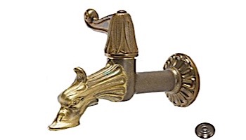 Water Scuppers and Bowls Anatra Fountain Spout | Satin Nickel | WSBANA