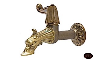 Water Scuppers and Bowls Anatra Fountain Spout | Antique Bronze | WSBANA