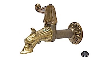 Water Scuppers and Bowls Anatra Fountain Spout | Pewter | WSBANA