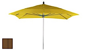 Ledge Lounger Choice Umbrella | 6' Square 1.5" White Pole | Standard Fabric Colors | LL-U-C-6SQPP-W-STD