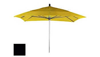 Ledge Lounger Choice Umbrella | 6' Square 1.5" Black Pole | Premium 2 Fabric Colors | LL-U-C-6SQPP-K-P2