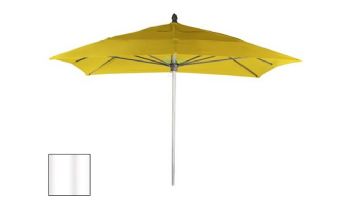 Ledge Lounger Choice Umbrella | 7.5' Square 1.5" White Pole | Standard Fabric Colors | LL-U-C-7SQPP-W-STD