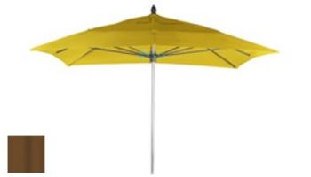 Ledge Lounger Choice Umbrella | 7.5' Square 1.5" Champagne Bronze Pole | Standard Fabric Colors | LL-U-C-7SQPP-CB-STD