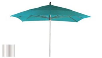 Ledge Lounger Select Umbrella | 9' Octagon 2" White Pole | Standard Fabric Colors | LL-U-S-9OPP-W-STD