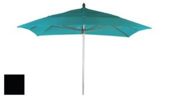 Ledge Lounger Select Umbrella | 9' Octagon 2" Black Pole | Standard Fabric Colors | LL-U-S-9OPP-K-STD