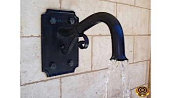 Water Scuppers and Bowls Veranda Water Fountain Spout | French Gold | WSBVER