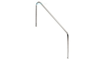 SR Smith 2 Bend 4' Handrail Stainless Steel  | 304 Grade | .049 Wall Residential | Powder Coated Rocky Gray | 2HR-4-049-RG