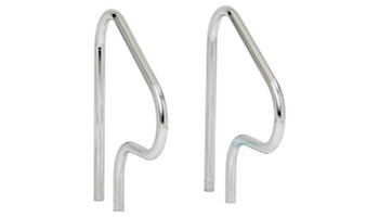 SR Smith 30" Figure 4 Handrail Stainless Steel | 304 Grade | 1.90" OD | .065 Wall Residential | Pewter Gray | F4H-100-VG