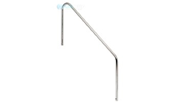 SR Smith 2 Bend 4' Sealed Steel Handrail | 304 Grade | .049 Wall Residential | Pewter Gray | 2HR-4-049-VG