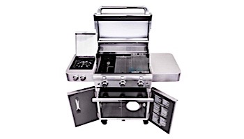 SABER SS 500 Infrared 3-Burner Stainless Steel Free Standing Propane Gas Grill | R50SC0017