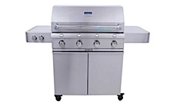 SABER SS 670 Infrared 4-Burner Stainless Steel Free Standing Propane Gas Grill | R67SC0017