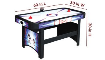 Hathaway Patriot 60-in Air Hockey Table with LED Scoring | NG4009H BG4009H