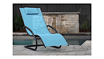 Vivere Wave Lounger | Sky Blue | WAVEL1-SB