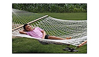Vivere Double Cotton Rope Hammock | Natural | COT21