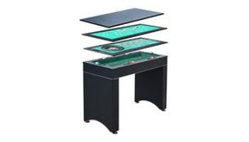 Hathaway Monte Carlo 48-In Roulette Table 4-in-1 Casino Multi-Game Set | Black | NG1136M BG1136M