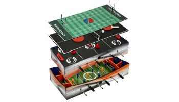 Hathaway Revolver 40-In Tabletop Glide Hockey 4-in-1 Multi-Game | NG1143M BG1143M