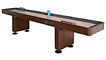 Hathaway Challenger 9-Foot Shuffleboard Table | Walnut Finish | NG1205 BG1205