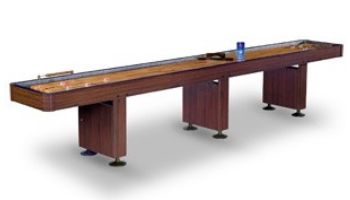 Hathaway Challenger 9-Foot Shuffleboard Table | Walnut Finish | NG1205 BG1205