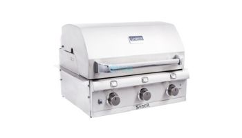SABER Premium 3-Burner Stainless Steel Built-In Natural Gas Grill | R50SB0417