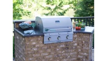 SABER Premium 3-Burner Stainless Steel Built-In Natural Gas Grill | R50SB0417
