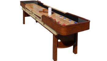 Hathaway Merlot 12-Foot Shuffleboard Table | Walnut Finish | NG1312 BG1312