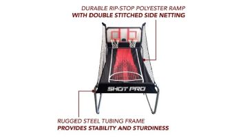 Hathaway Shot Pro Deluxe 81-In Dual Basketball Arcade Game with LED Scoring | NG2246BL BG2246BL