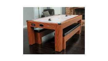 Hathaway Sherwood 7-Foot Air Hockey Table with Benches | NG2422H BG2422H