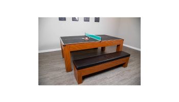 Hathaway Sherwood 7-Foot Air Hockey Table with Benches | NG2422H BG2422H