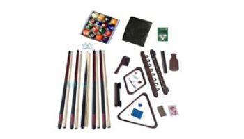 Hathaway Deluxe Billiards Accessory Kit | Black | NG2540BK BG2540BK