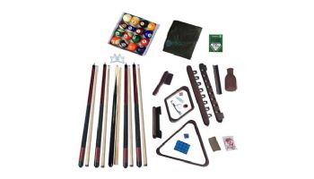 Hathaway Deluxe Billiards Accessory Kit | Mahogany | NG2540M BG2540M