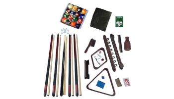 Hathaway Deluxe Billiards Accessory Kit | Mahogany Finish | NG2540M BG2540M