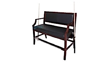 Hathaway Hampton Club Spectator Bench | Walnut Finish | NG2554W