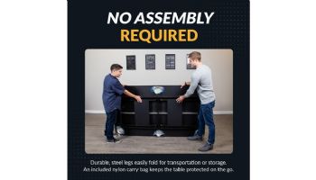 Hathaway Fairmont 6-Ft Portable Pool Table | Black with Blue Felt | NG2574 BG2574