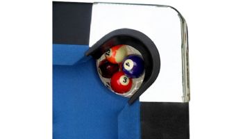 Hathaway Fairmont 6-Ft Portable Pool Table | Black with Blue Felt | NG2574 BG2574