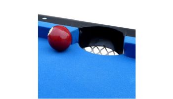 Hathaway Fairmont 6-Ft Portable Pool Table | Black with Blue Felt | NG2574 BG2574
