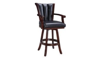 Hathaway Avondale 29-In Swivel Bar Stool with Arm Rests | Mahogany Finish | NG2815 BG2815