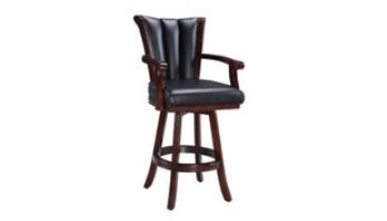 Hathaway Avondale 29-In Swivel Bar Stool with Arm Rests | Mahogany Finish | NG2815 BG2815