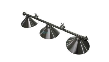 Hathaway 3-Shades Billiard Light | Soft Brushed Stainless Steel | NG2577 BG2577
