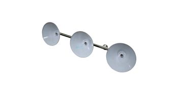 Hathaway 3-Shades Billiard Light | Soft Brushed Stainless Steel | NG2577 BG2577