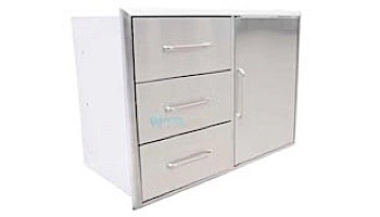 SABER Triple Drawer And Door Combo | K00AA3214