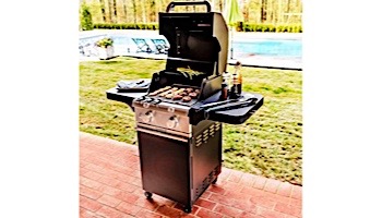 SABER 330 Black Cast Infrared 2-Burner Stainless Steel Free Standing Propane Gas Grill | R33CC1017