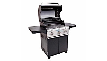 SABER 500 Black Cast Infrared 3-Burner Stainless Steel Free Standing Propane Gas Grill | R50CC0617