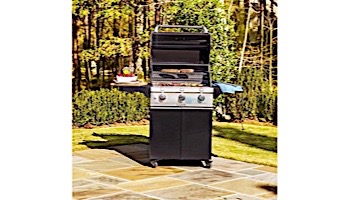 SABER 500 Black Cast Infrared 3-Burner Stainless Steel Free Standing Propane Gas Grill | R50CC0617