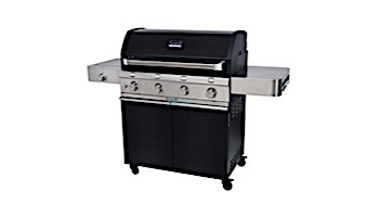 SABER 670 Black Cast Infrared 4-Burner Stainless Steel Free Standing Propane Gas Grill | R67CC1117